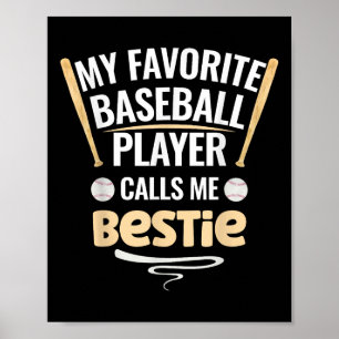 My Favourite Baseball Player Calls Me Bestie  Poster