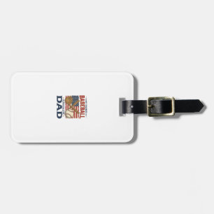 My Favourite Baseball Player Calls Me Dad Vintage  Luggage Tag