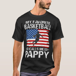 My Favourite Basketball Player Calls Me PAPPY USA T-Shirt