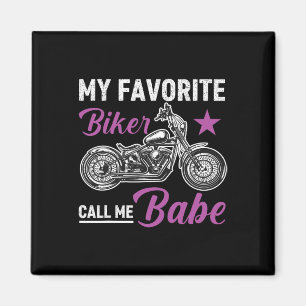 My Favourite Biker Call Me Bybe Magnet