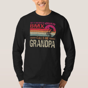 My Favourite Bmx Rider Calls Me Grandpa Vintage T-Shirt