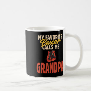 My Favourite Boxer Calls Me Grandpa Coffee Mug