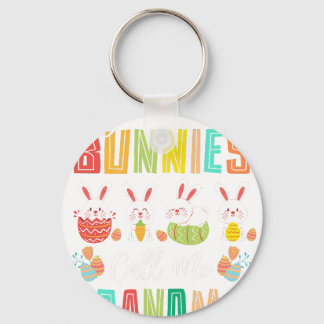 my favourite bunnies call me grandma, retro, vinta key ring