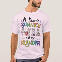 My Favourite Bunnies Call Me Grandpa - Cute Easter