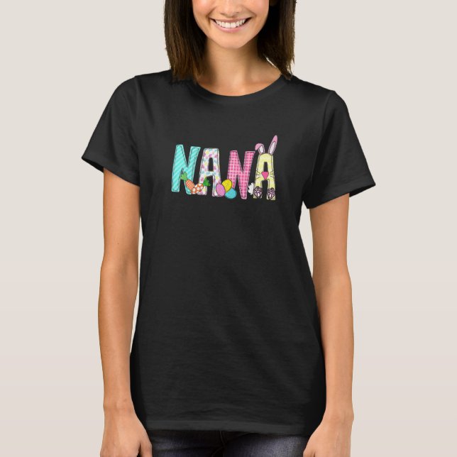 My Favourite Bunnies Call Me Nana  Nana Easter Bun T-Shirt (Front)