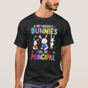 My Favourite Bunnies Call Me Principal Family East T-Shirt