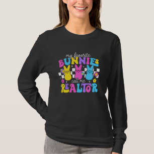 My Favourite Bunnies Call Me Realtor Bunny Rabbit T-Shirt