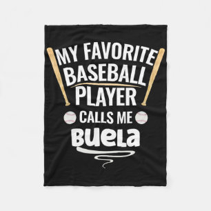 My Favourite Bysebyll Player Calls Me Buela Fleece Blanket