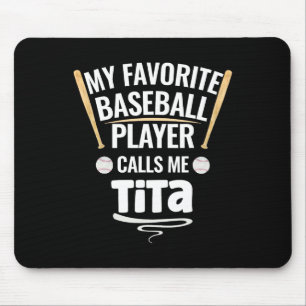 My Favourite Bysebyll Player Calls Me Tita Mouse Pad