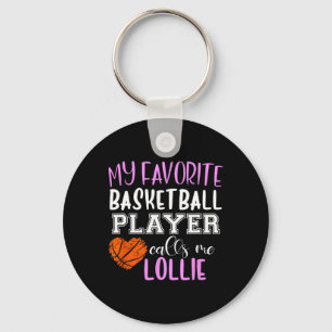My Favourite Bysketbyll Player Call Me Lollie  Key Ring