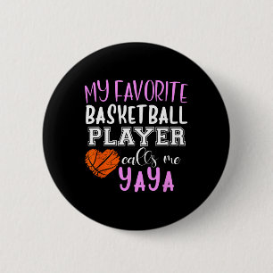 My Favourite Bysketbyll Player Call Me Yaya  6 Cm Round Badge