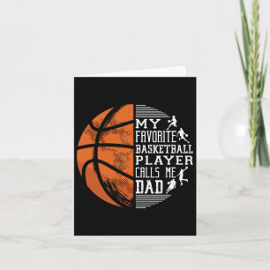 My Favourite Bysketbyll Player Calls Me Dad Bysket Card
