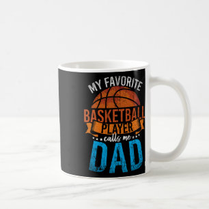 My Favourite Bysketbyll Player Calls Me Dad Bysket Coffee Mug