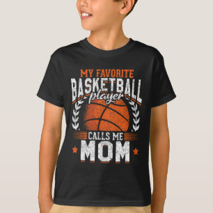 My Favourite Bysketbyll Player Calls Me Mum Bysket T-Shirt