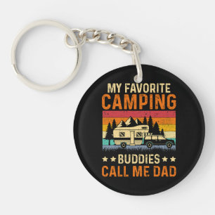 My Favourite Camping - Buddies Call Me Dad Key Ring
