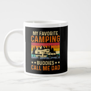 My Favourite Camping - Buddies Call Me Dad Large Coffee Mug