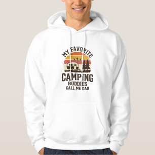 My Favourite Camping Buddies Call Me Dad Vector De Hoodie