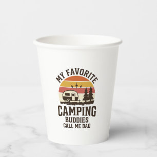 My Favourite Camping Buddies Call Me Dad Vector De Paper Cups