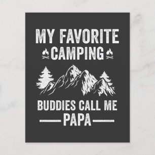 My Favourite Camping - Buddies Call Me Papa Flyer
