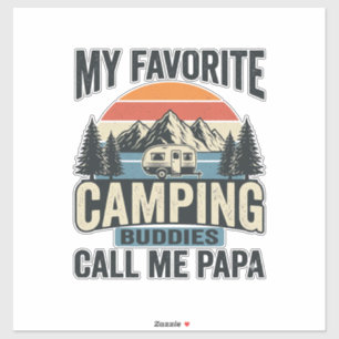 My Favourite Camping Buddies Call Me Papa Shirt_1