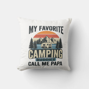 My Favourite Camping Buddies Call Me Papa Shirt_1 Cushion