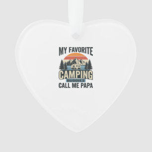My Favourite Camping Buddies Call Me Papa Shirt_1 Ornament