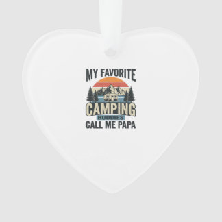 My Favourite Camping Buddies Call Me Papa Shirt_1 Ornament