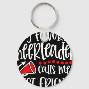 My Favourite Cheerleader Calls Me Best Friend Funn Key Ring
