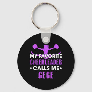 My Favourite Cheerleader Calls Me Gege Cheerleadin Key Ring