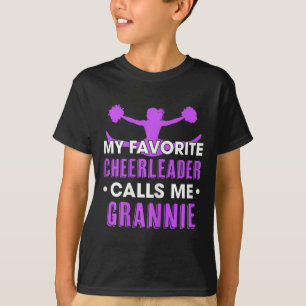 My Favourite Cheerleader Calls Me Grannie Cheerlea T-Shirt