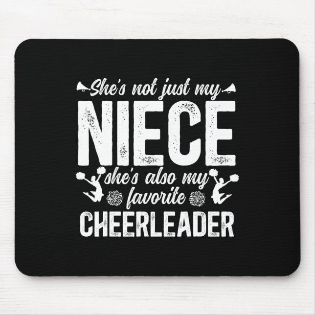 My Favourite Cheerleader Uncle Cheer Uncle Cheerle Mouse Pad (Front)