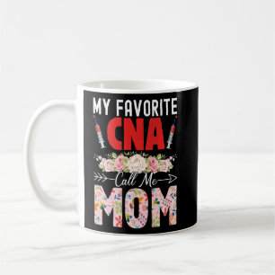My Favourite Cna Calls Me Mum Floral Mother's Day Coffee Mug