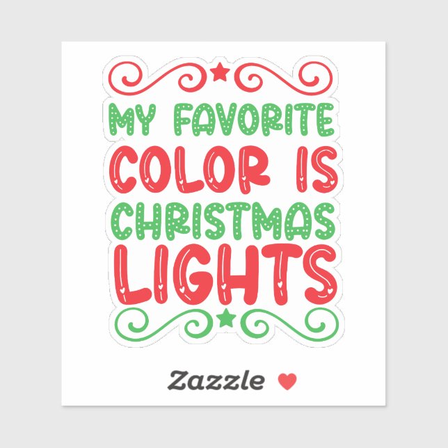 My Favourite Colour is Christmas Lights  (Sheet)