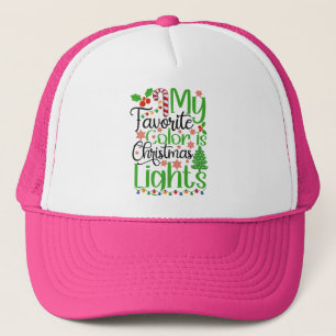 My Favourite Colour is Christmas Lights-55667 Trucker Hat