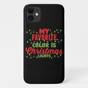 My Favourite Colour Is Christmas Lights Case-Mate iPhone Case