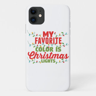 My Favourite Colour Is Christmas Lights Case-Mate iPhone Case