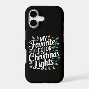 My Favourite Colour is Christmas Lights Xmas Holid
