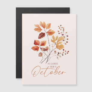 My Favourite Colour Is October –Autumn Leaves & Pi