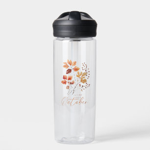 My Favourite Colour Is October –Autumn Leaves & Pi Water Bottle