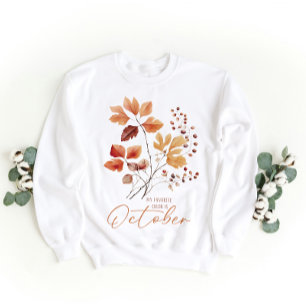 My Favourite Colour Is October, Fall Vibes Sweatshirt