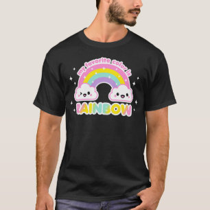 My Favourite Colour Is Rainbow Kawaii Cute Clouds T-Shirt