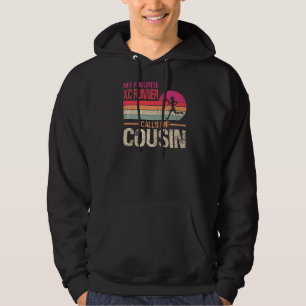 My Favourite Cross Country Runner Calls Me Cousin Hoodie
