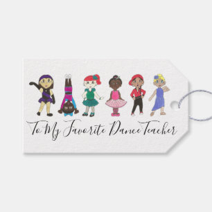My Favourite Dance Teacher Ballet Acro Lyrical Tap Gift Tags