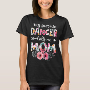 My Favourite Dancer Calls Me Mum Dancing Mum Moth T-Shirt