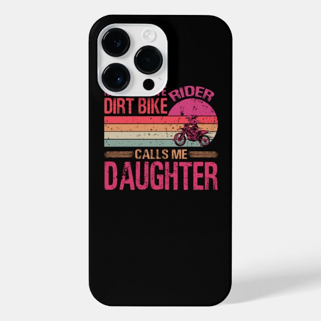 My Favourite Dirt Bike Rider Calls Me Daughter Mot iPhone Case (Back)