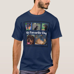 My Favourite Dog Create Your Own 6-place T-Shirt