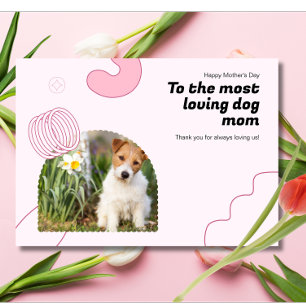 My Favourite Dog Mum Ever Photo Mother's Day Holiday Card