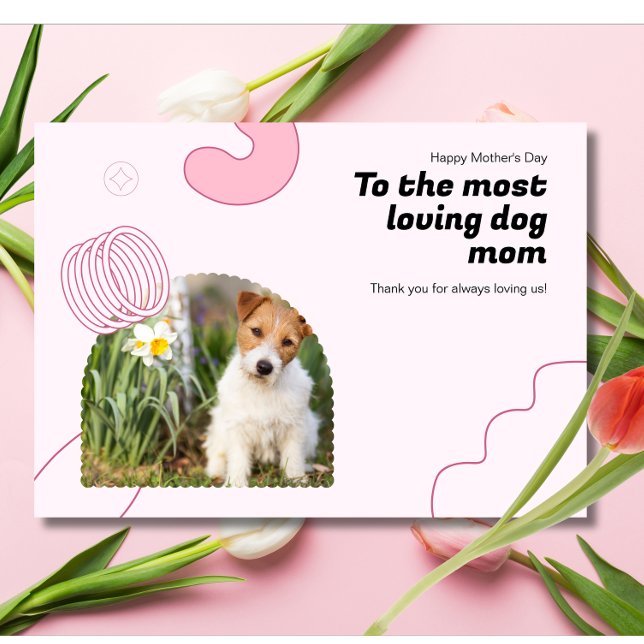 My Favourite Dog Mum Ever Photo Mother's Day Holiday Card (Creator Uploaded)
