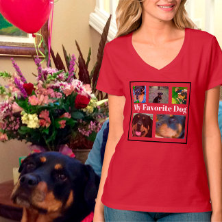 My Favourite Dogs Create Your Own 5-place  T-Shirt