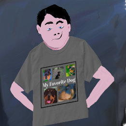 My Favourite Dogs Create Your Own 6-place  T-Shirt
